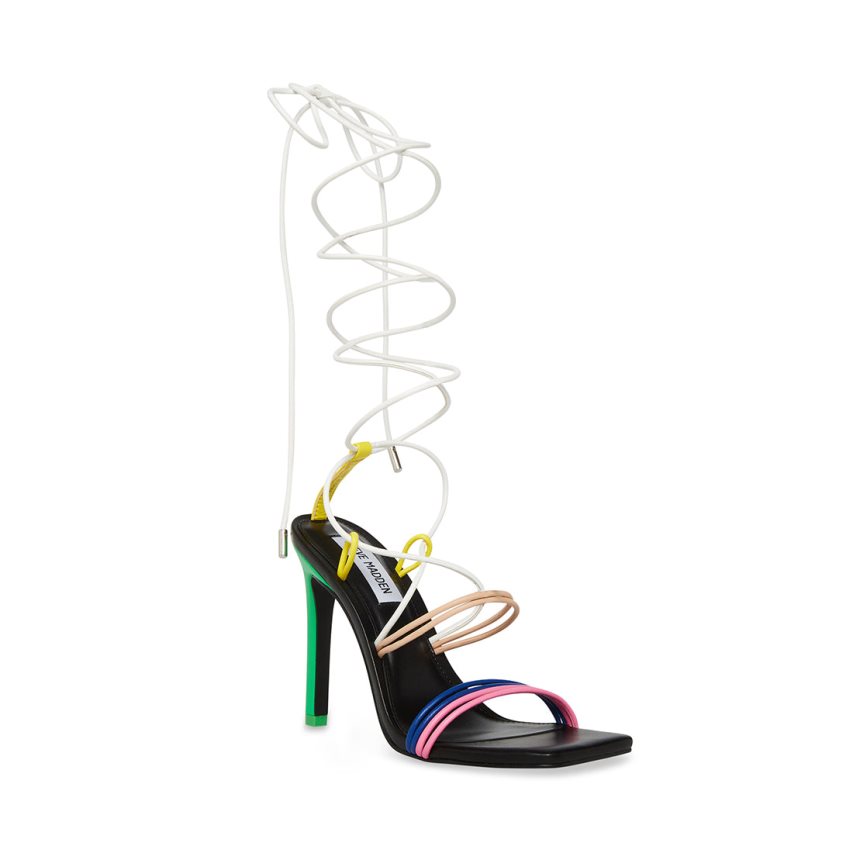 Sandalias Tacones Steve Madden Unique Mujer Multicolor | ES CYS021